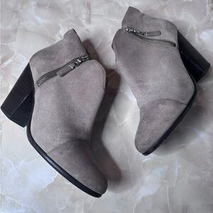 Gray suede Rag & Bone booties